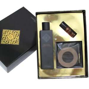 S.T. Dupont Oud et Rose Eau de Parfum Gift Set – 100ml Perfume + 10ml Body Oil + 1.2ml Spray + Ceramic Perfume Diffuser