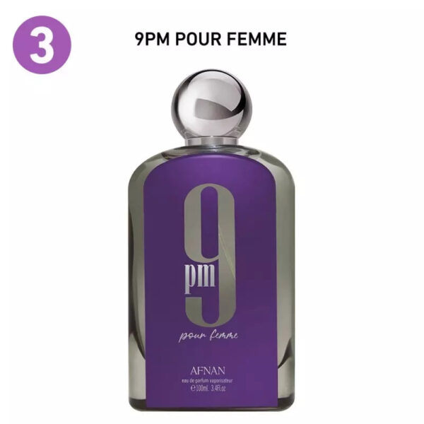AFNAN 9PM POUR FEMME (PURPLE)-WOMEN-EDP-100ML - Image 2